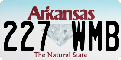 AR license plate 227WMB