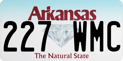 AR license plate 227WMC