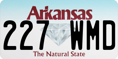 AR license plate 227WMD