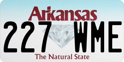 AR license plate 227WME
