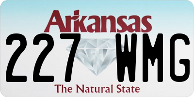 AR license plate 227WMG