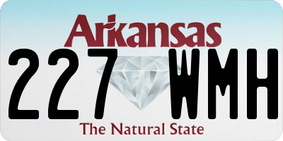 AR license plate 227WMH