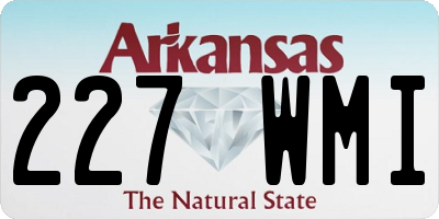 AR license plate 227WMI