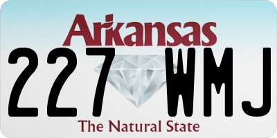 AR license plate 227WMJ