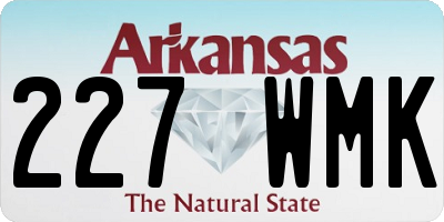 AR license plate 227WMK