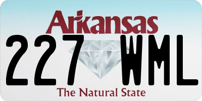 AR license plate 227WML