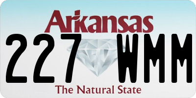 AR license plate 227WMM