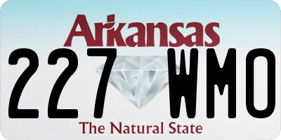 AR license plate 227WMO