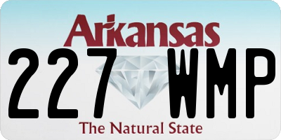 AR license plate 227WMP