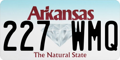 AR license plate 227WMQ