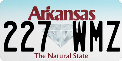AR license plate 227WMZ