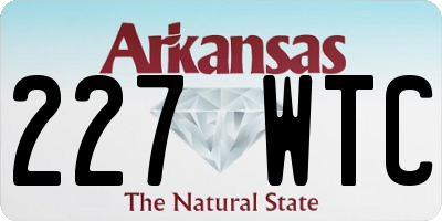 AR license plate 227WTC