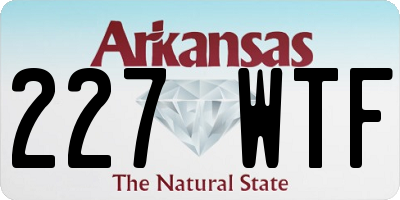 AR license plate 227WTF