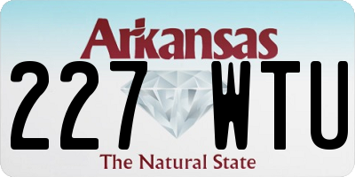 AR license plate 227WTU