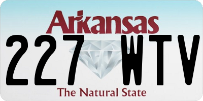 AR license plate 227WTV