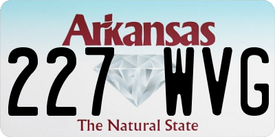 AR license plate 227WVG