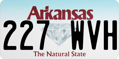 AR license plate 227WVH