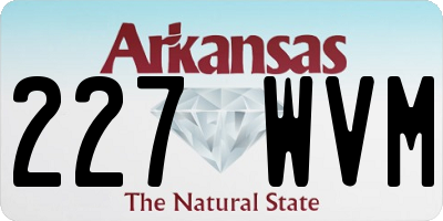 AR license plate 227WVM