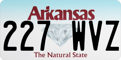 AR license plate 227WVZ