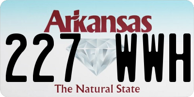 AR license plate 227WWH