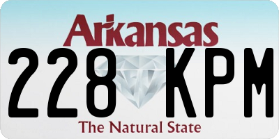 AR license plate 228KPM