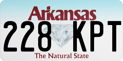 AR license plate 228KPT