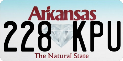 AR license plate 228KPU