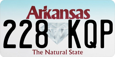 AR license plate 228KQP