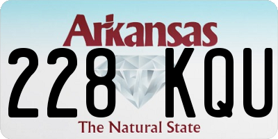 AR license plate 228KQU