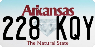 AR license plate 228KQY