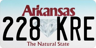 AR license plate 228KRE