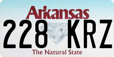 AR license plate 228KRZ
