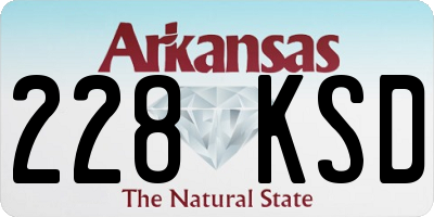 AR license plate 228KSD