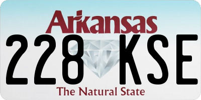 AR license plate 228KSE
