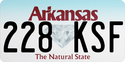 AR license plate 228KSF