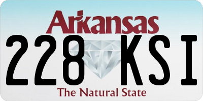 AR license plate 228KSI