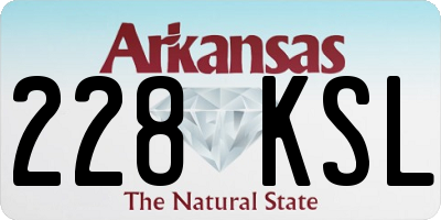 AR license plate 228KSL