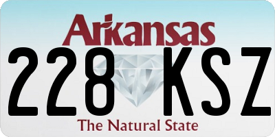 AR license plate 228KSZ