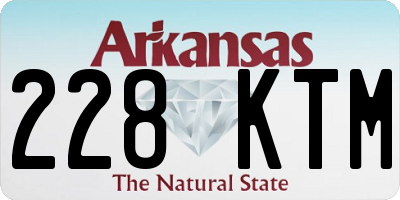 AR license plate 228KTM