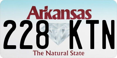 AR license plate 228KTN