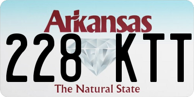 AR license plate 228KTT