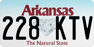 AR license plate 228KTV