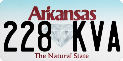 AR license plate 228KVA