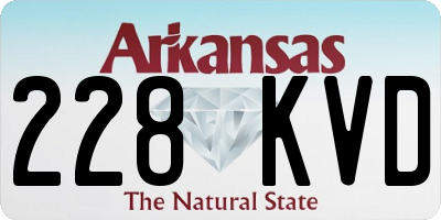 AR license plate 228KVD
