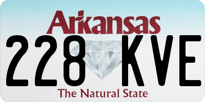 AR license plate 228KVE
