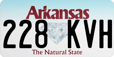 AR license plate 228KVH