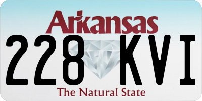 AR license plate 228KVI