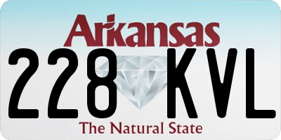 AR license plate 228KVL