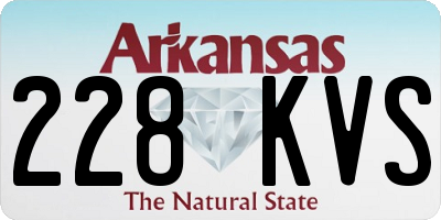 AR license plate 228KVS
