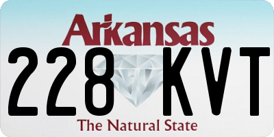 AR license plate 228KVT